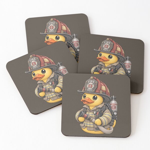 Item preview, Rubber Duck Firefighter – Vintage Edition designed and sold by BROHLine Studio.