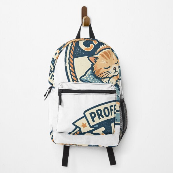 Item preview, Professional Cat Napper – Funny Sleeping Orange Cat Vintage Retro Design designed and sold by Suro Official.