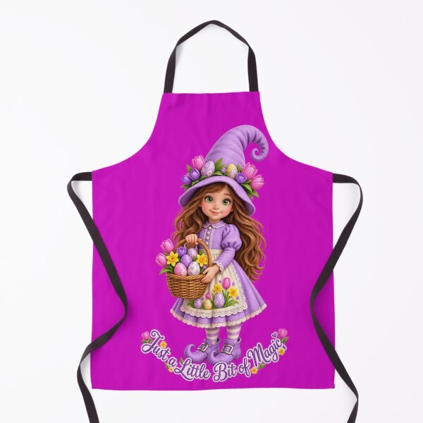 Item preview, Just A Little Bit Of Magic Cute Whimsical Witch Girl Art designed and sold by VICTORY LIBERTY .