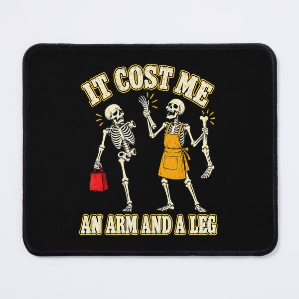 Item preview, It Cost Me An Arm And A Leg Funny Skeleton Halloween Pun designed and sold by snailslowdance.