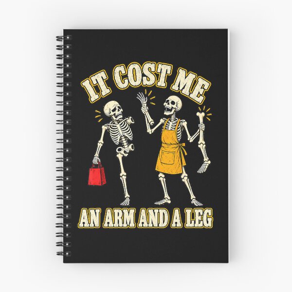 Item preview, It Cost Me An Arm And A Leg Funny Skeleton Halloween Pun designed and sold by snailslowdance.