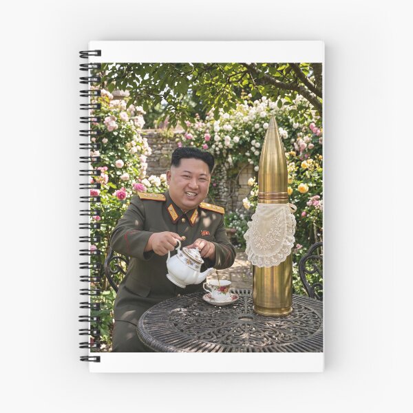 Item preview, Military Leader Pouring High Tea for Giant Artillery Shell in Rose Garden designed and sold by Thanabordee.