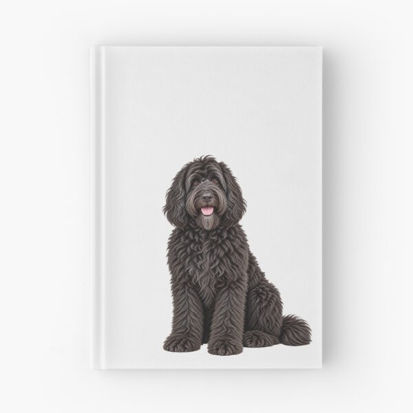 Item preview, Newfiedoodle Dog black designed and sold by BackgroundND.