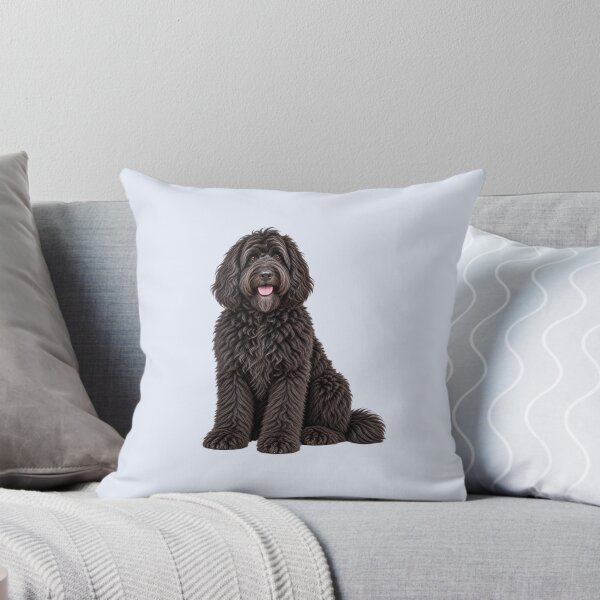 Item preview, Newfiedoodle Dog black designed and sold by BackgroundND.