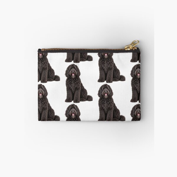Item preview, Newfiedoodle Dog black designed and sold by BackgroundND.