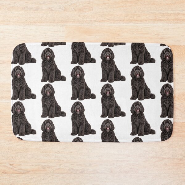 Item preview, Newfiedoodle Dog black designed and sold by BackgroundND.