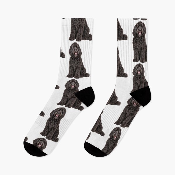 Item preview, Newfiedoodle Dog black designed and sold by BackgroundND.
