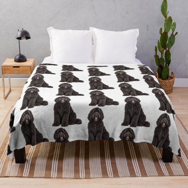 Item preview, Newfiedoodle Dog black designed and sold by BackgroundND.