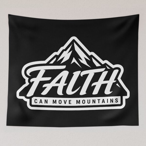 Item preview, Matthew 17:20 Faith Can Move Mountains designed and sold by plushism.
