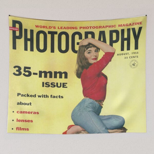 Item preview, Photography Photographer Magazine Cover Vintage Wall Art Poster Print Tee Cushion Mug Shirt Design Unique designed and sold by Cool Robot Bro..
