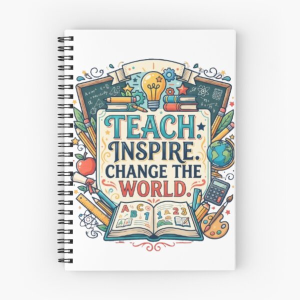 Item preview, Teach Inspire Change The World – Educator Shirt designed and sold by PixelStyle Studio.