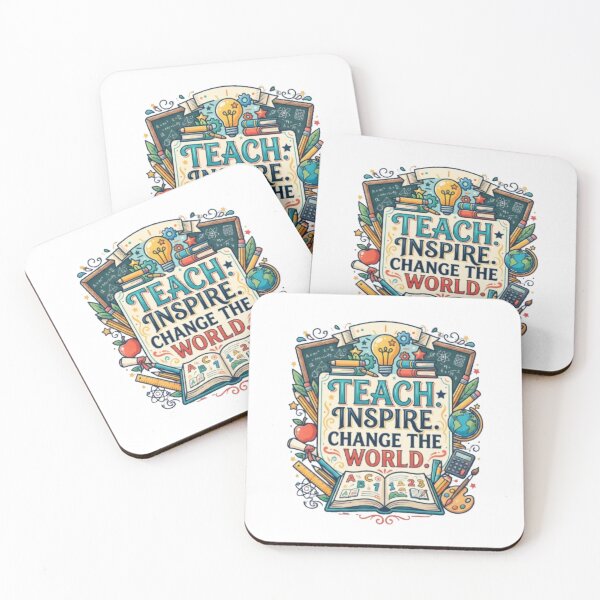 Item preview, Teach Inspire Change The World – Educator Shirt designed and sold by PixelStyle Studio.