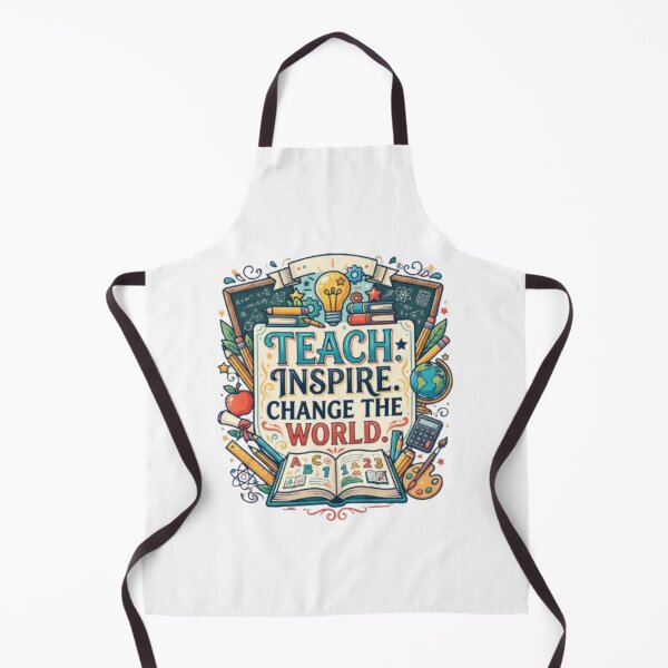 Item preview, Teach Inspire Change The World – Educator Shirt designed and sold by PixelStyle Studio.