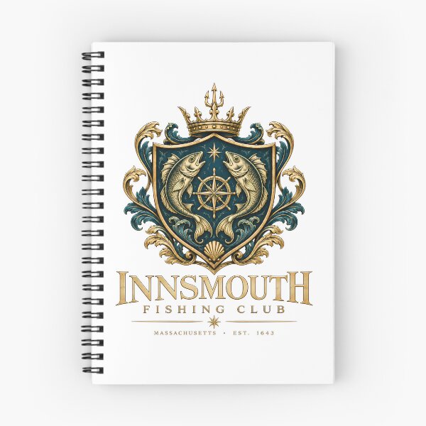 Item preview, Innsmouth Fishing Club Est. 1643 | Vintage Maritime Crest designed and sold by Extravanganzza.