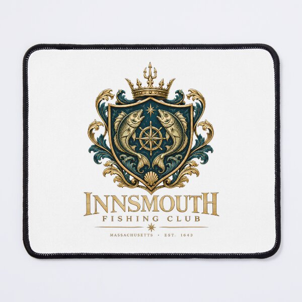 Item preview, Innsmouth Fishing Club Est. 1643 | Vintage Maritime Crest designed and sold by Extravanganzza.