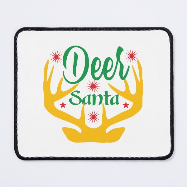 Item preview, Deer Santa Christmas Pun Cute Funny Holiday Quote designed and sold by FuzionRaptor.