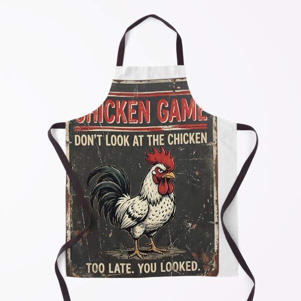 Item preview, Chicken Game Don’t Look at the Chicken Funny Farm Humor  designed and sold by w66aboo.