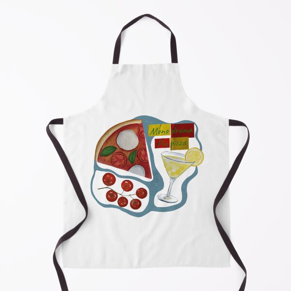 Item preview, Meno Drama Piu Pizza Italian Aesthetic designed and sold by DigiBlossom.