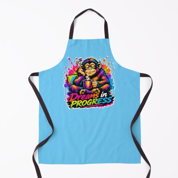 Item preview, Dreams in Progress – Sleepy Monkey Coffee Splash Art designed and sold by Cabrasco.