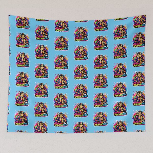 Item preview, Dreams in Progress – Sleepy Monkey Coffee Splash Art designed and sold by Cabrasco.