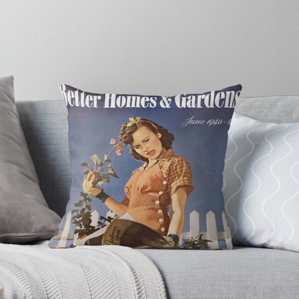 Item preview, Better Homes & Gardens 1940-1950 Magazine Cover Vintage Girls Ladies Women Wall Art Poster Print Tee Cushion Mug Shirt designed and sold by Cool Robot Bro..