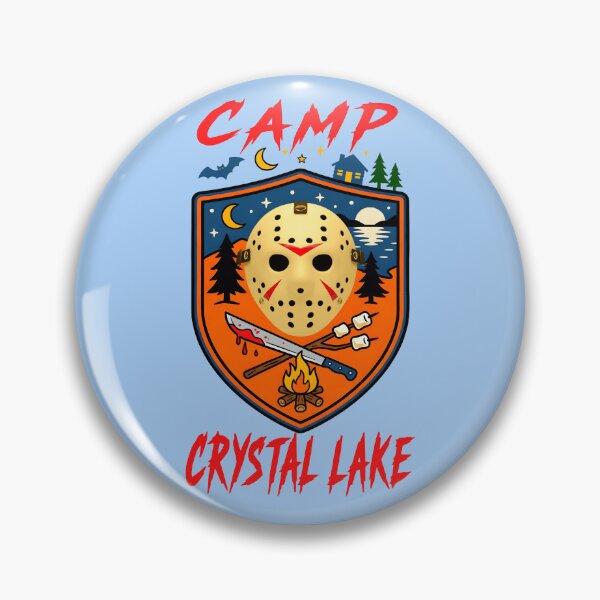Artikelvorschau, CAMP CRYSTAL LAKE HALLOWEEN-DESIGN 3 entworfen und verkauft von DigitalandPhoto.