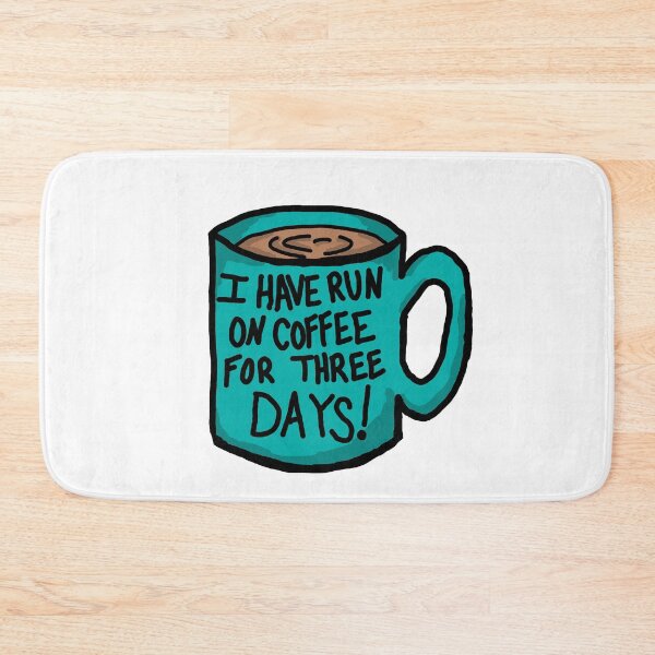 Item preview, Running on coffee designed and sold by MoonbeamMadness.