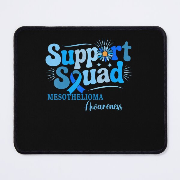 Item preview, Mesothelioma Support Squad Rare Cancer Awareness Ribbon Blue designed and sold by snailslowdance.