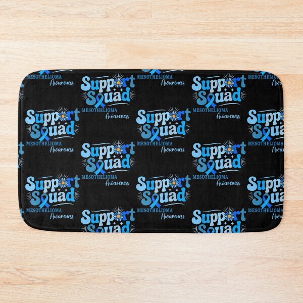 Item preview, Mesothelioma Support Squad Rare Cancer Awareness Ribbon Blue designed and sold by snailslowdance.