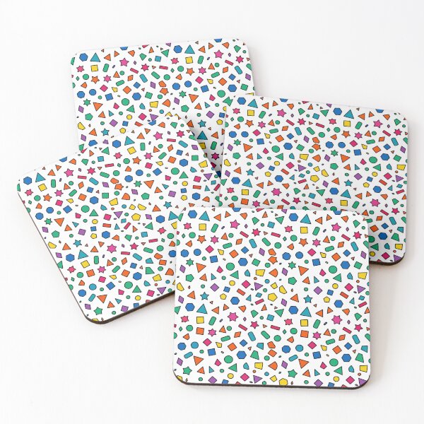 Item preview, Colorful Confetti Shapes Kids Party Pattern designed and sold by AIG - Andrei Ilie Graphics.