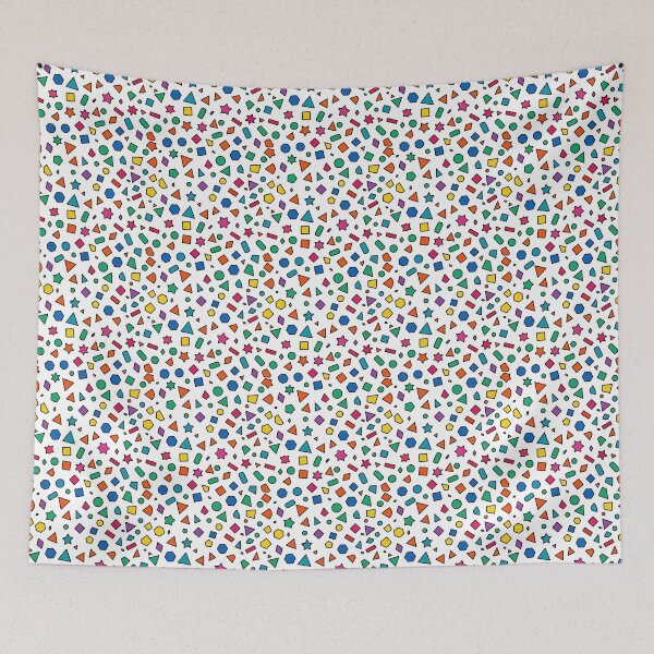 Item preview, Colorful Confetti Shapes Kids Party Pattern designed and sold by AIG - Andrei Ilie Graphics.