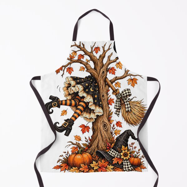 Item preview, Witch Stuck in Autumn Tree designed and sold by MysticCanvasAi.