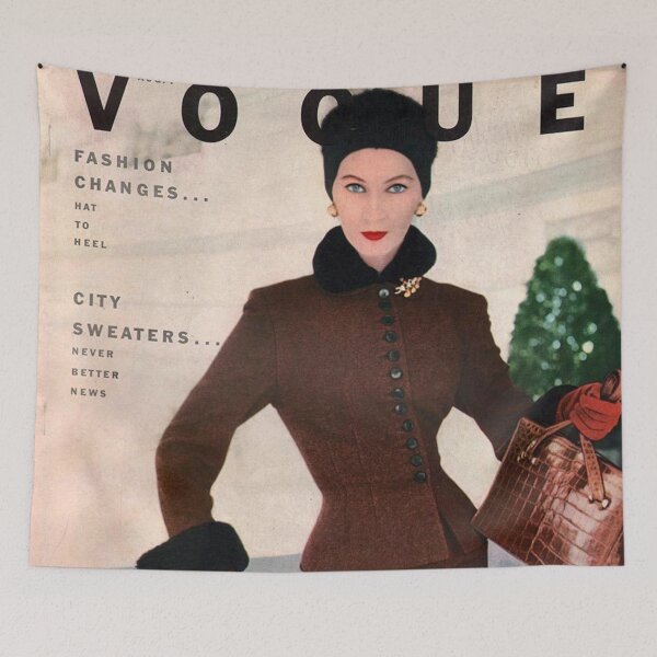 Item preview, Vogue Vanity Fair Magazine Cover Vintage Girls Ladies Women Wall Art Poster Print Tee Cushion Mug Shirt designed and sold by Cool Robot Bro..