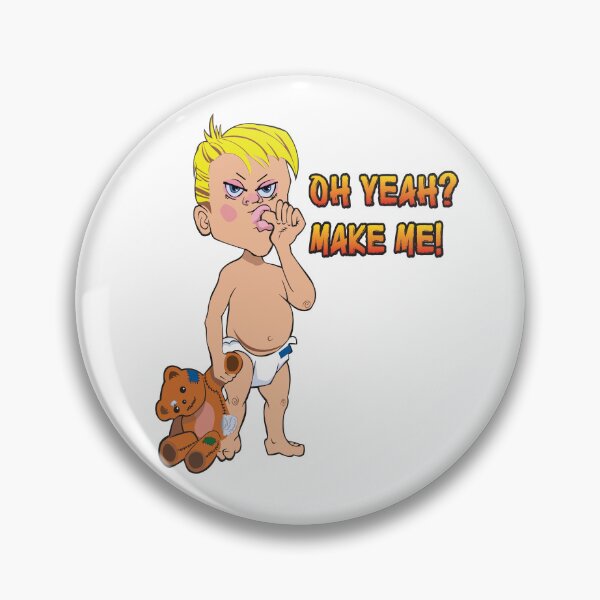 Item preview, angry male toddler dragging a teddy bear and sucking his thumb designed and sold by Lobo-36.