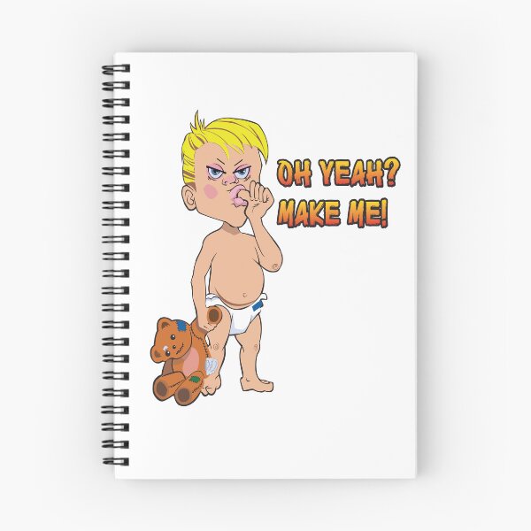 Item preview, angry male toddler dragging a teddy bear and sucking his thumb designed and sold by Lobo-36.
