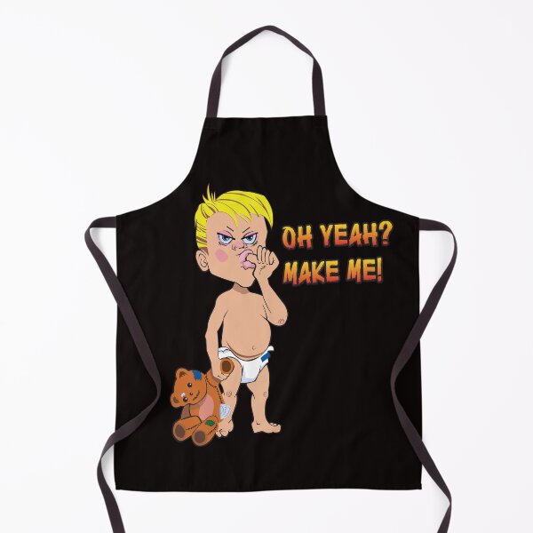 Item preview, angry male toddler dragging a teddy bear and sucking his thumb designed and sold by Lobo-36.