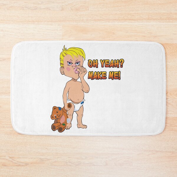 Item preview, angry male toddler dragging a teddy bear and sucking his thumb designed and sold by Lobo-36.