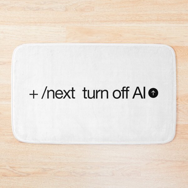 Item preview, Turn off AI designed and sold by Lifer Art and Design.