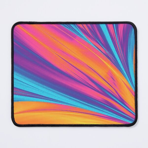 Item preview, Vibrant Abstract Swirls – Neon Pink, Electric Blue & Orange Psychedelic Fluid Art designed and sold by TessAdventures.