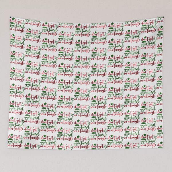Item preview, Don’t Get Your Tinsel in a Tangle Funny Christmas Design designed and sold by FuzionRaptor.