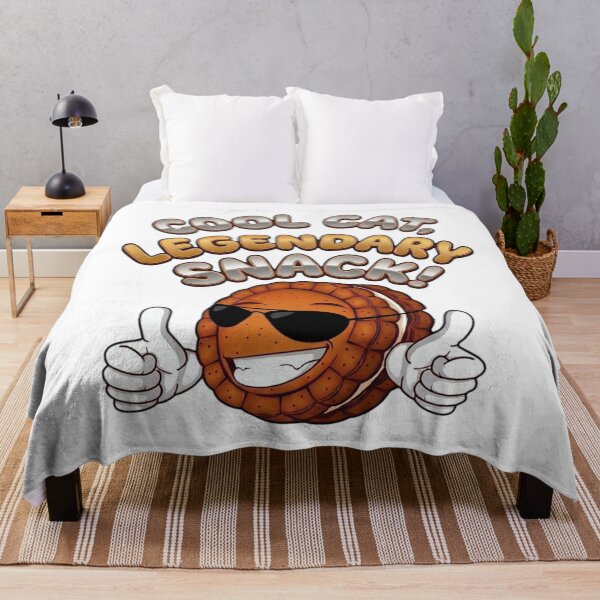 Item preview, Cool Cat Legendary Snack Vintage Cookie Mascot designed and sold by CrazySzoopWorld.