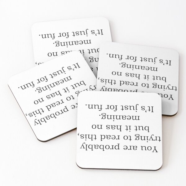 Item preview, Funny Upside Down Text Quote Secret Message Art designed and sold by AgdBol.