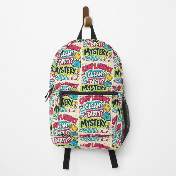 Item preview, Camp Laundry – Clean Dirty Mystery Funny Summer Camp Drawstring Bag designed and sold by astersgraphics.