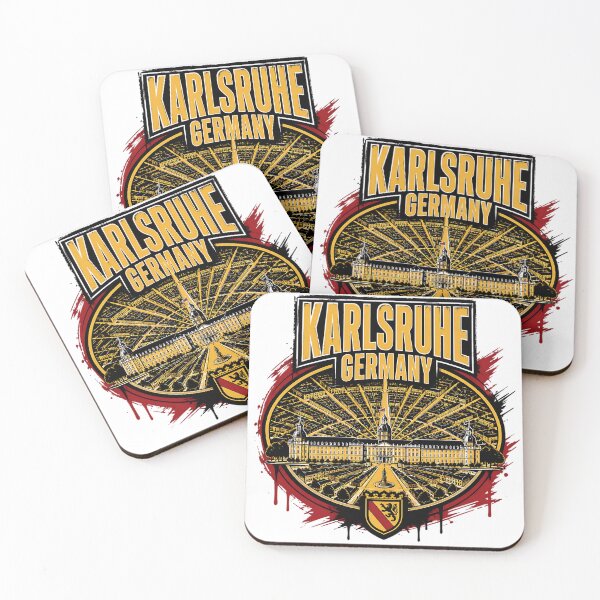 Item preview, Karlsruhe Germany Vintage Travel Tourism designed and sold by TravelersGems.