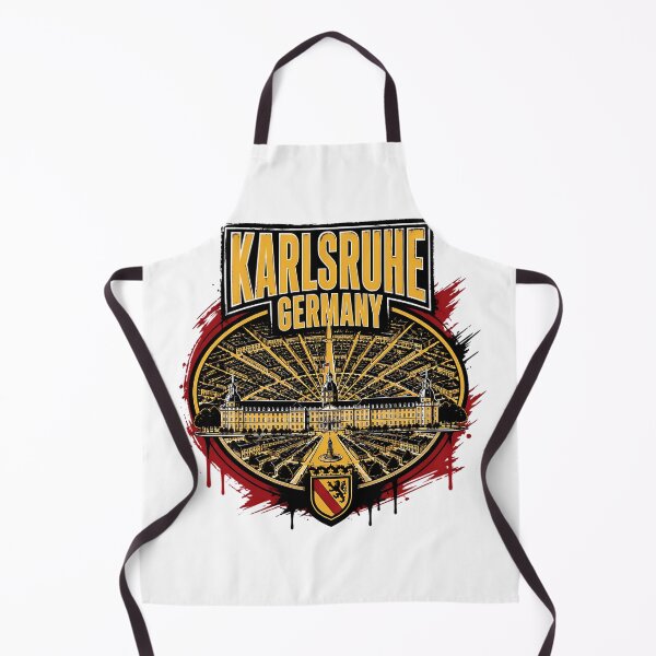 Item preview, Karlsruhe Germany Vintage Travel Tourism designed and sold by TravelersGems.