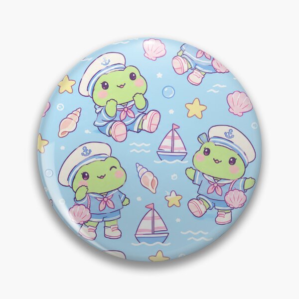 Item preview, Kawaii Frog Little Sailor Pattern designed and sold by Soft Berry Studio.