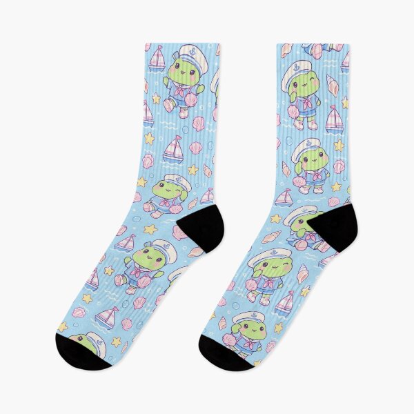 Item preview, Kawaii Frog Little Sailor Pattern designed and sold by Soft Berry Studio.