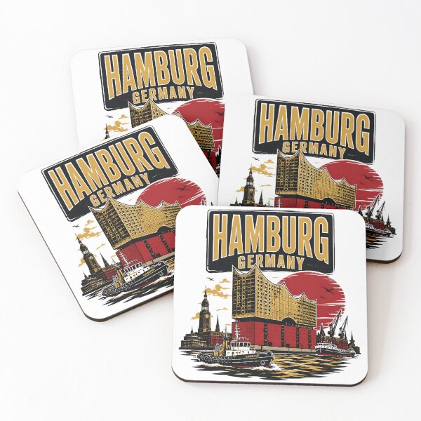 Item preview, Hamburg Germany Vintage Travel Tourism designed and sold by TravelersGems.
