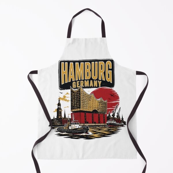 Item preview, Hamburg Germany Vintage Travel Tourism designed and sold by TravelersGems.