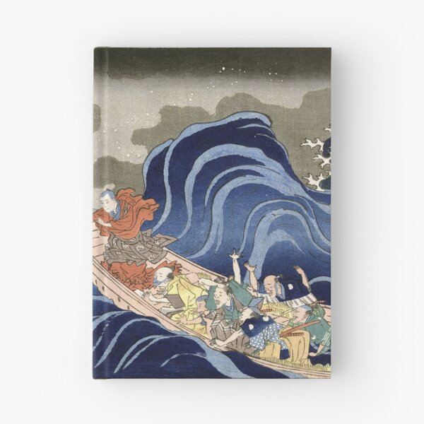 Item preview, Nichiren Conjures the Waves at Kakuda by Utagawa Kuniyoshi, circa 1831 designed and sold by Exhumed Archives.